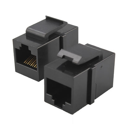 Female 8P8C Keystone RJ45 Connector For Network Cable Extension