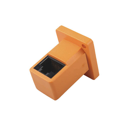 Female To Female RJ45 Modular Connector With 3mm Screw Hole